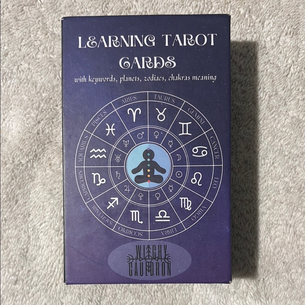 Learning Tarot Cards - Blue